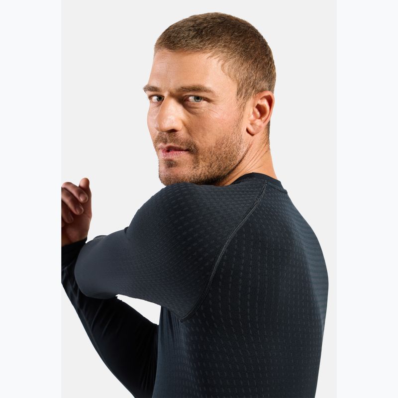 Bluză termoactivă pentru bărbați ODLO Performance Warm Bl Top Crew Neck black 4