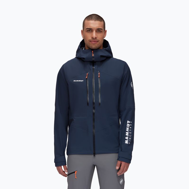 Jachetă hardshell pentru bărbați MAMMUT 160 Years Taiss HS albastru marin 1010-29530