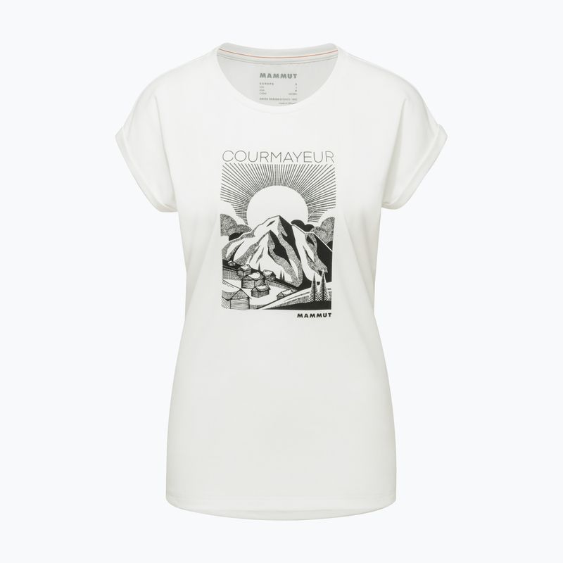MAMMUT Mountain Courmayeur tricou pentru femei alb 5
