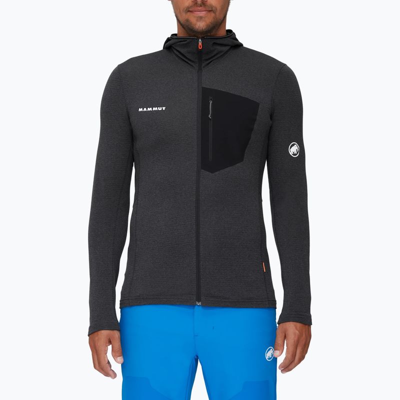 Jachetă fleece pentru bărbați MAMMUT Aenergy Light ML negru 1014-03800