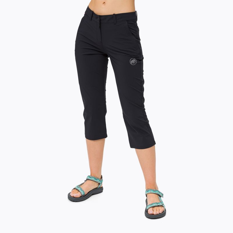 Pantaloni de trekking pentru femei MAMMUT Runbold Capri negru