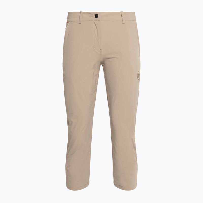 Pantaloni de trekking pentru femei MAMMUT Runbold bej 4