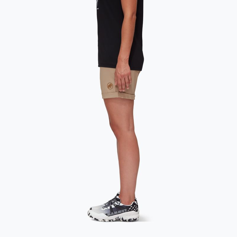 Pantaloni scurți de trekking pentru femei MAMMUT Runbold Runbold Roll Cuff bej 2