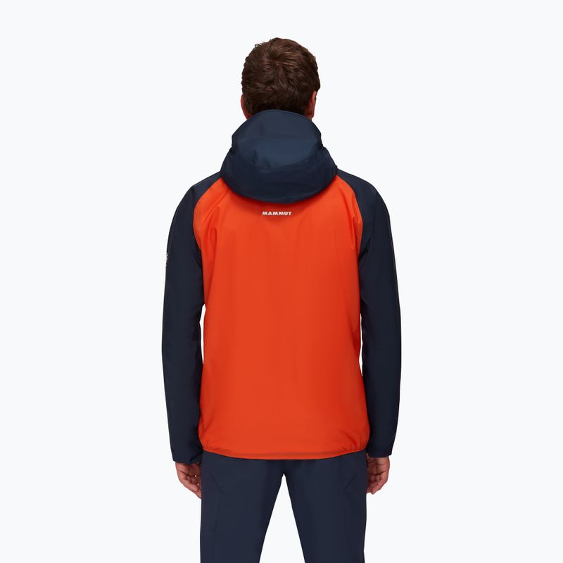 Jachetă hardshell pentru bărbați MAMMUT Kento Light HS portocaliu/verde 1010-27760 2
