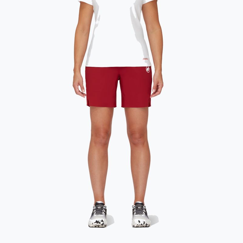 Pantaloni scurți de trekking pentru femei MAMMUT Aenergy Light SO roșu