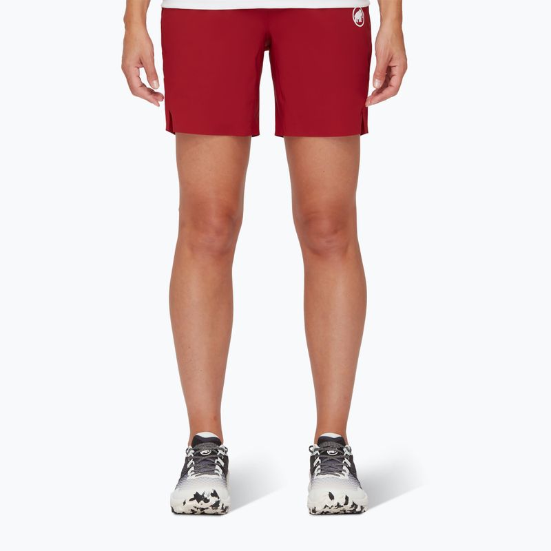 Pantaloni scurți de trekking pentru femei MAMMUT Aenergy Light SO roșu