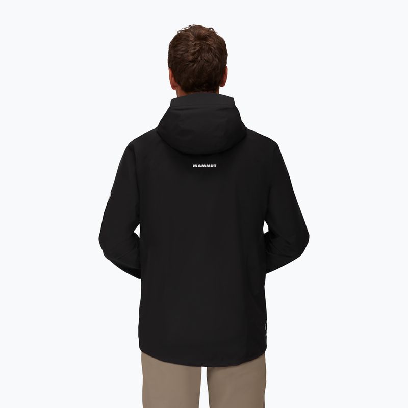 Geacă de ploaie pentru bărbați Mammut Convey Tour HS Hooded neagră 1010-27841 2