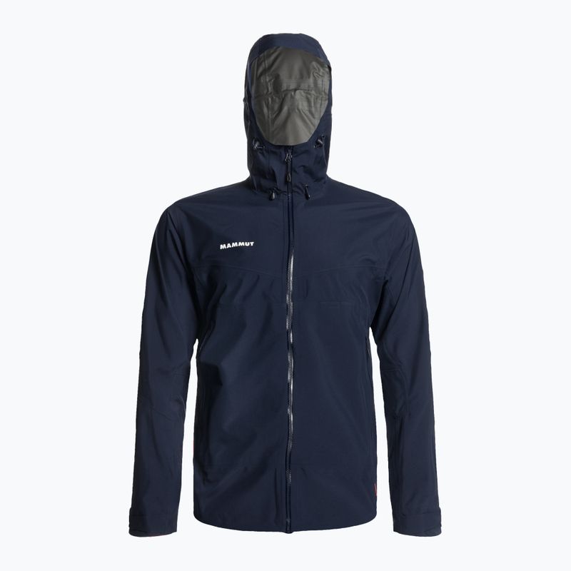 Mammut Convey Tour HS jachetă de ploaie cu glugă pentru bărbați albastru marin 4