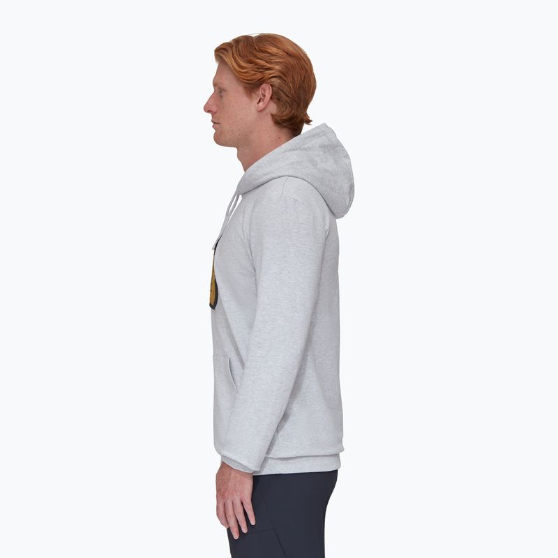 Mammut ML Hoody Circle gri pentru bărbați trekking bluză de trening de trekking 3