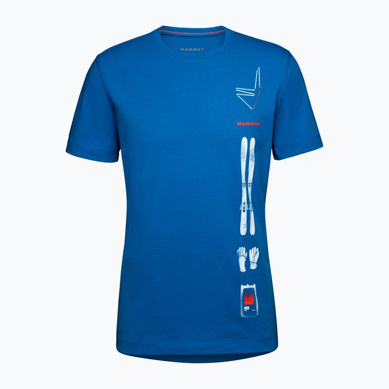 MAMMUT Core Snow tricou de trekking pentru bărbați albastru