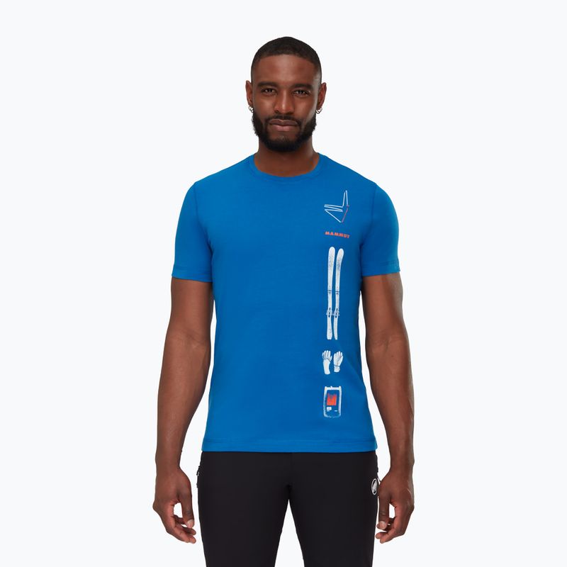 MAMMUT Core Snow tricou de trekking pentru bărbați albastru 2