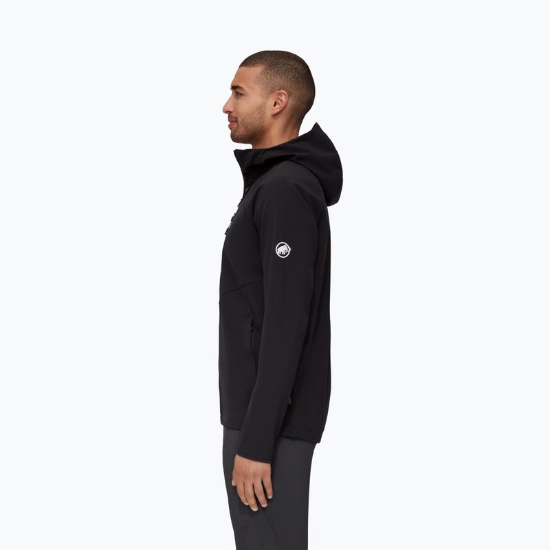 MAMMUT Ultimate Comfort SO jachetă softshell pentru bărbați negru 3