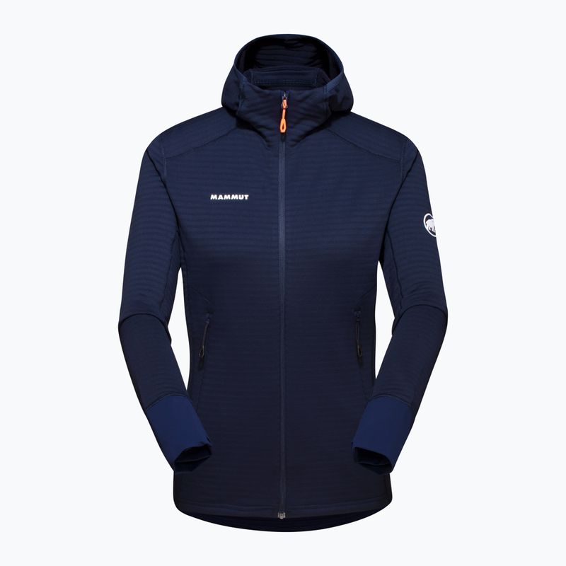 Mammut hanorac fleece pentru femei Taiss Light ML cu glugă cu glugă albastru marin 1014-04540-5118-114 6