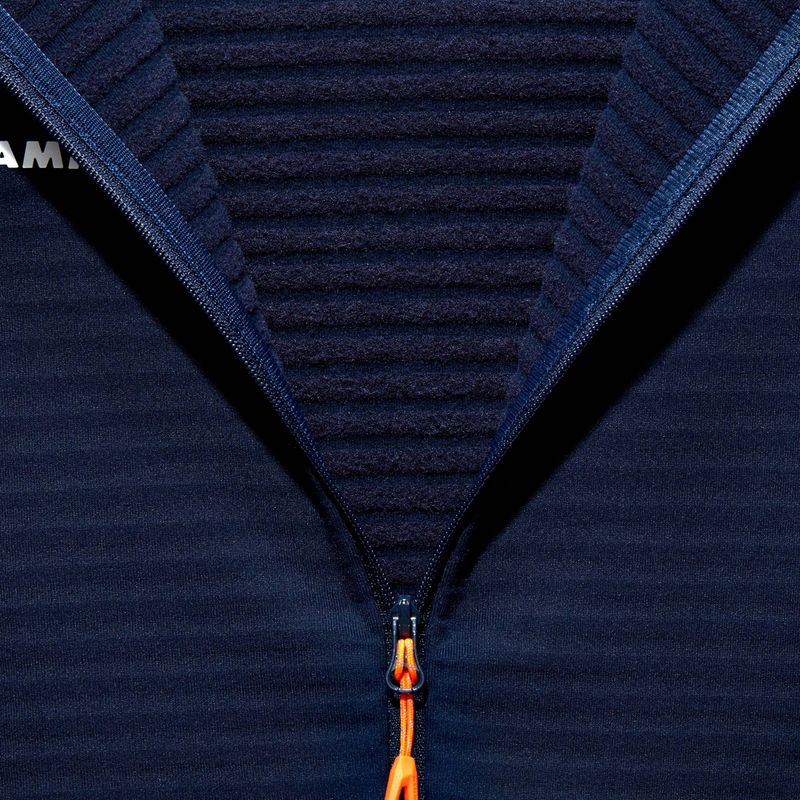 Mammut hanorac fleece pentru femei Taiss Light ML cu glugă cu glugă albastru marin 1014-04540-5118-114 8