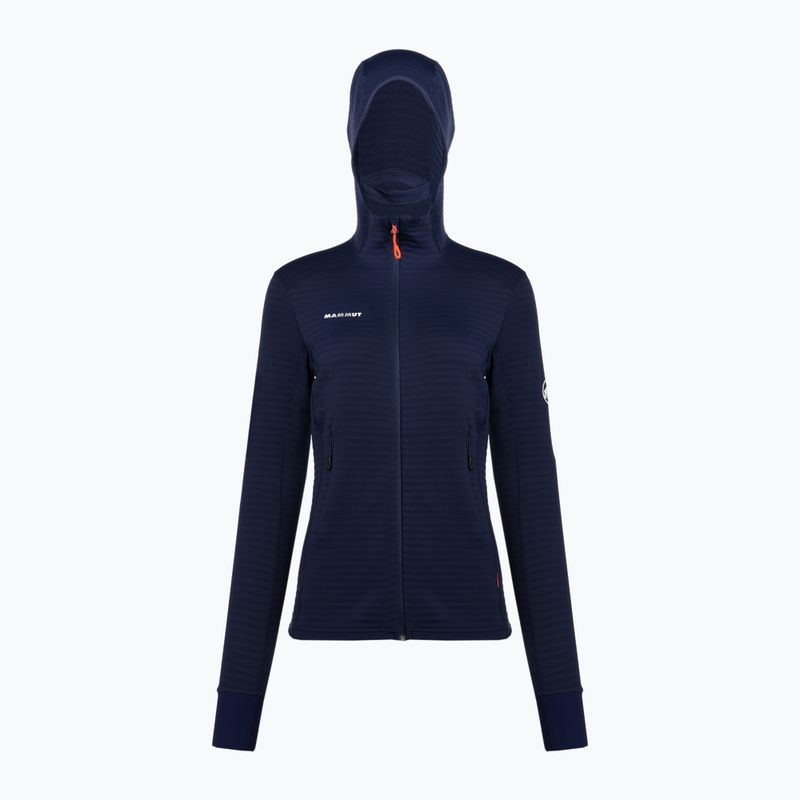 Mammut hanorac fleece pentru femei Taiss Light ML cu glugă cu glugă albastru marin 1014-04540-5118-114 3