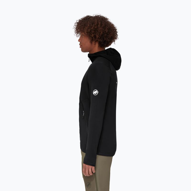 Mammut Aconcagua Light ML pentru bărbați Mammut Aconcagua Light ML Hanorac de trekking cu glugă negru 3