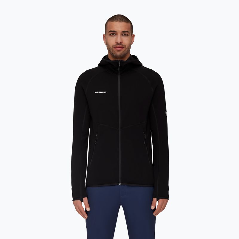 MAMMUT Aconcagua ML pentru bărbați MAMMUT Aconcagua ML Hanorac cu glugă trekking negru