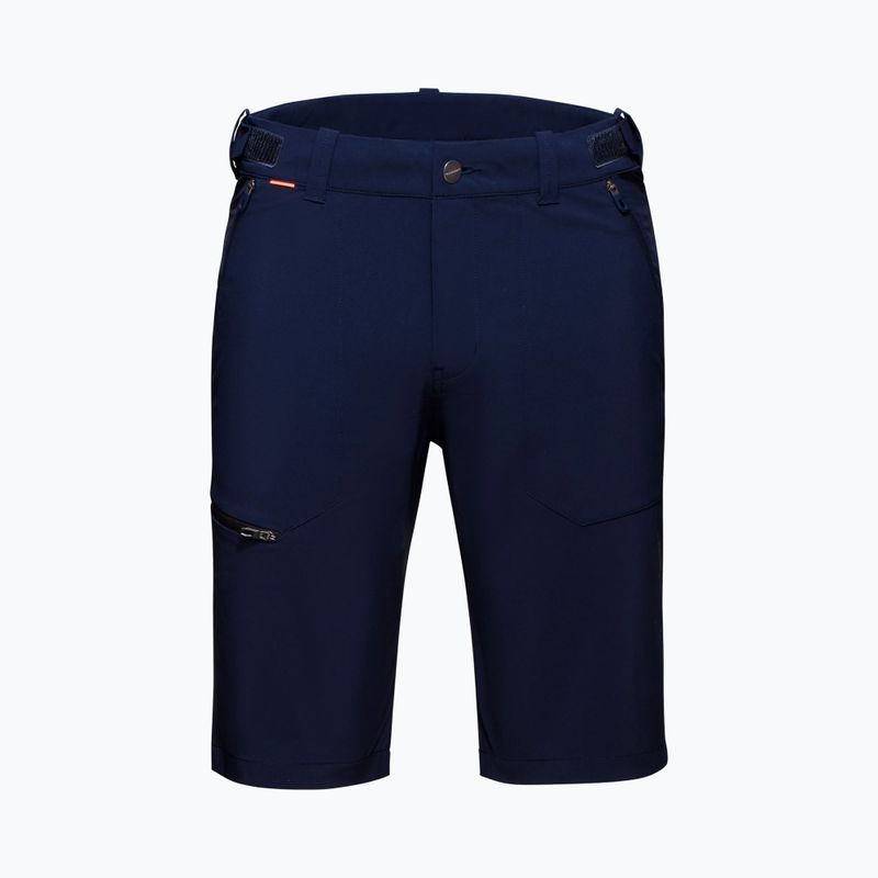 Pantaloni scurți de trekking pentru bărbați MAMMUT Runbold albastru marin 1023-00710