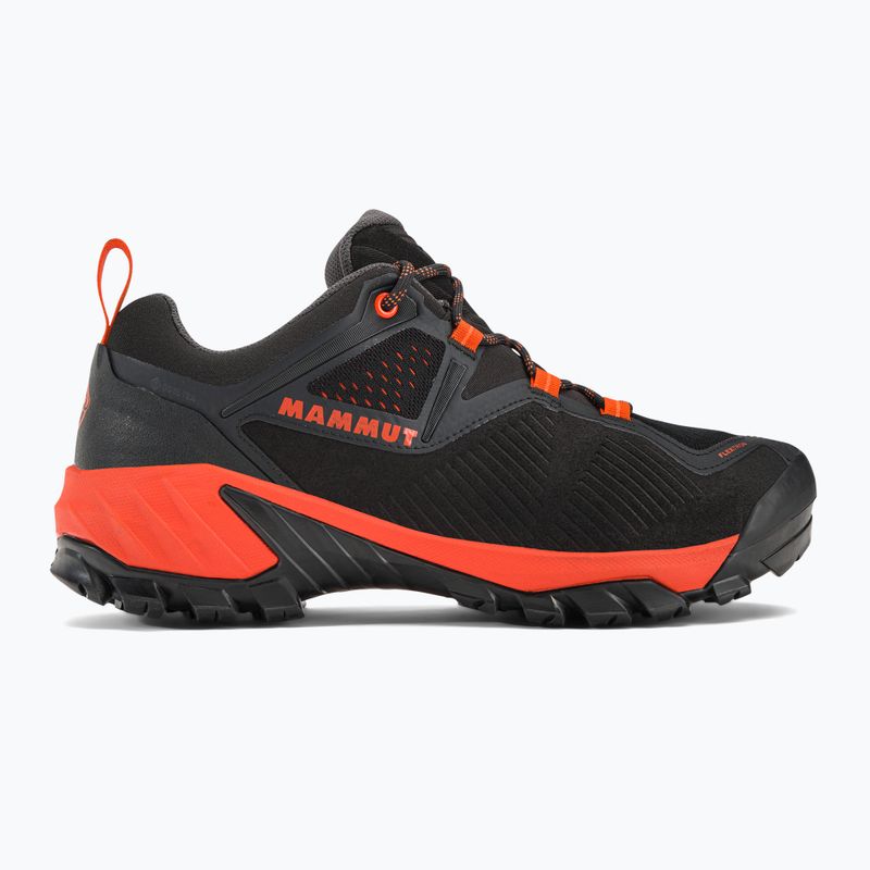 Mammut Sapuen Low GTX pentru bărbați cizme de trekking negru și roșu 2