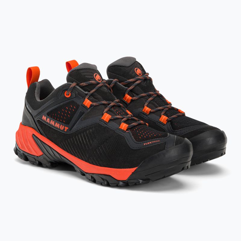 Mammut Sapuen Low GTX pentru bărbați cizme de trekking negru și roșu 4