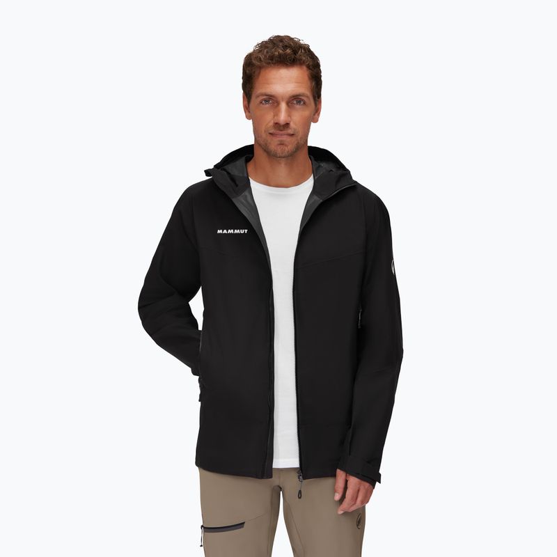 Jachetă hardshell pentru bărbați MAMMUT Convey Tour HS negru 1010-27841
