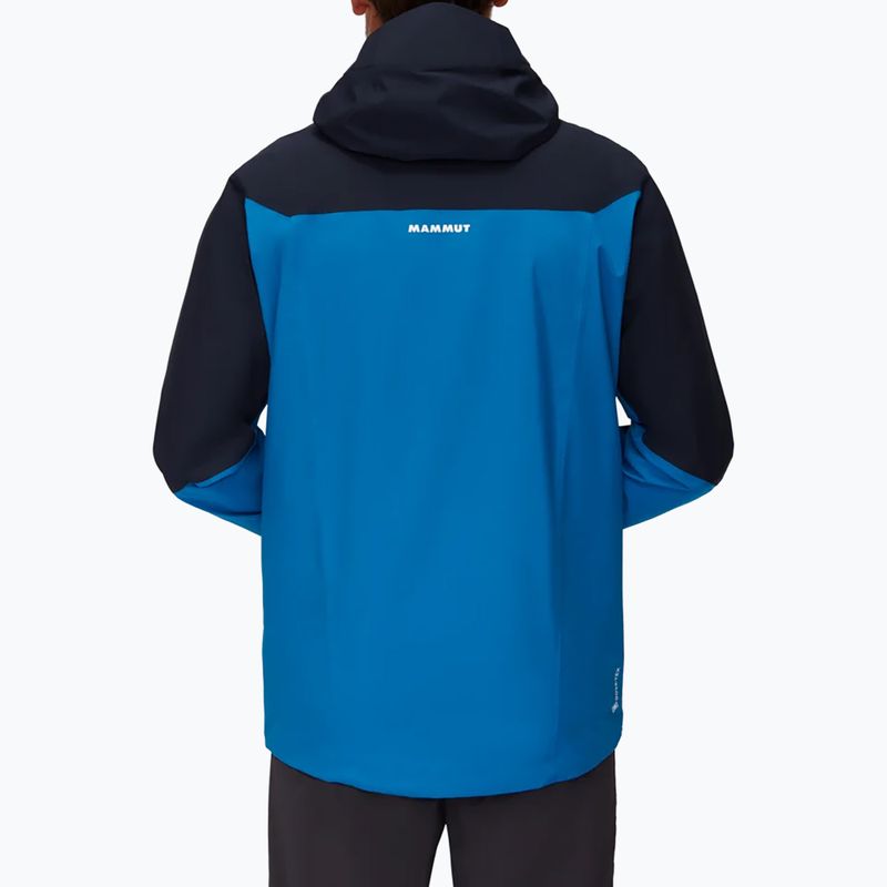 Jachetă hardshell pentru bărbați MAMMUT Convey Tour Hs albastru-verde 2