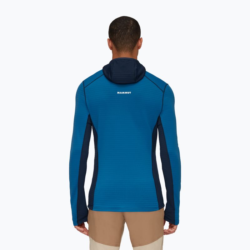 Mammut bluză de bărbați cu polar Taiss Light ML cu glugă cu glugă albastru 1014-04530-50554-114 2