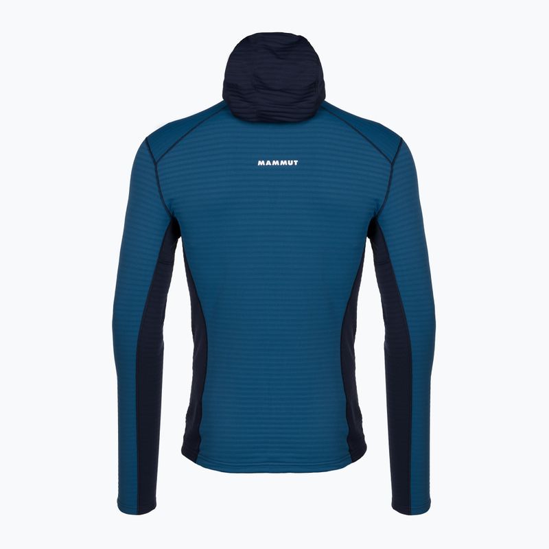 Mammut bluză de bărbați cu polar Taiss Light ML cu glugă cu glugă albastru 1014-04530-50554-114 5