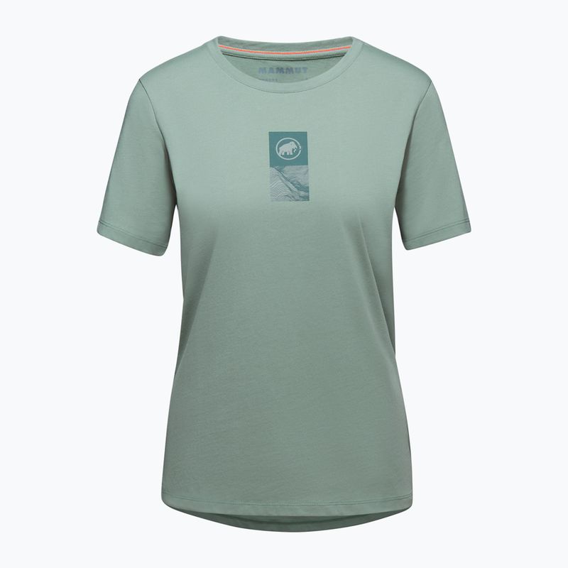 Tricou de trekking pentru femei Mammut Core Emblem verde 1017-04082 4