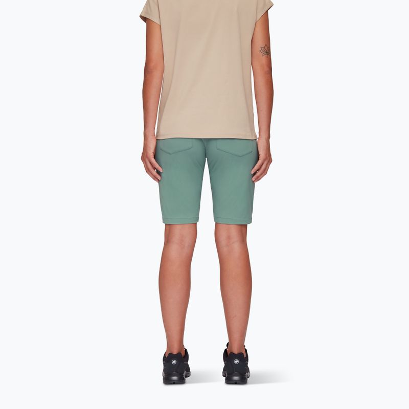 Pantaloni scurți de trekking pentru femei Mammut Runbold Roll Cuff verde 1023-00720-40236-36-10 3