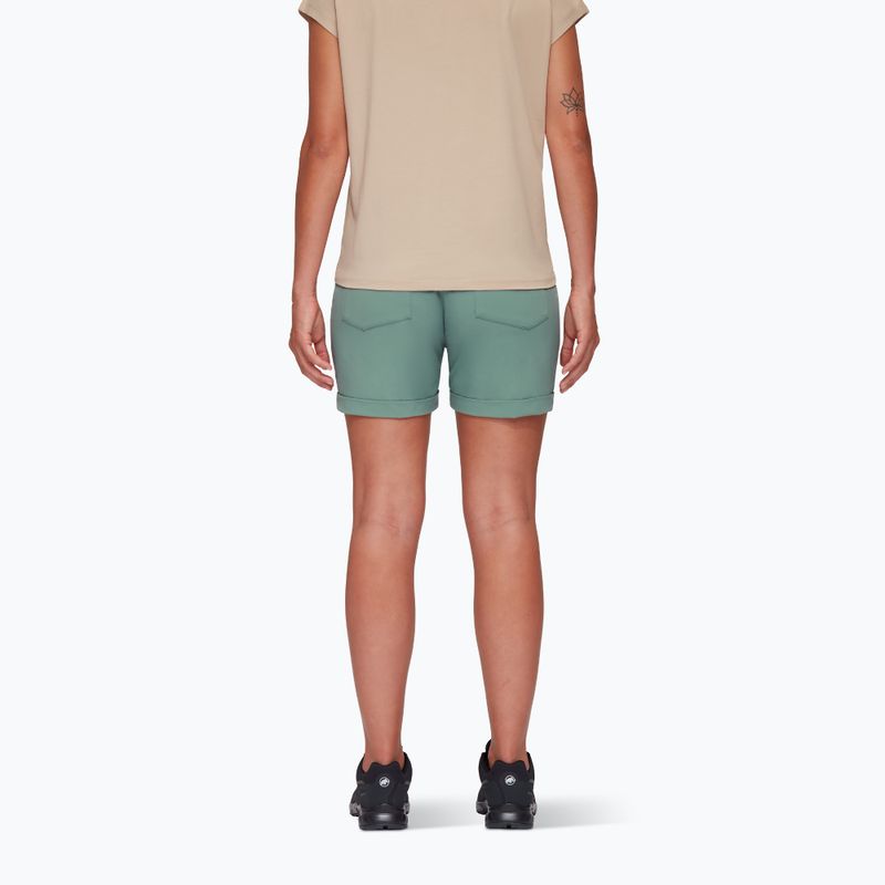 Pantaloni scurți de trekking pentru femei Mammut Runbold Roll Cuff verde 1023-00700-40236-36-10 3