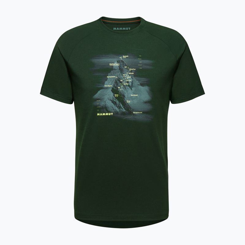 Tricou de trekking pentru bărbați Mammut Mountain Hörnligrat maro 1017-05290 4