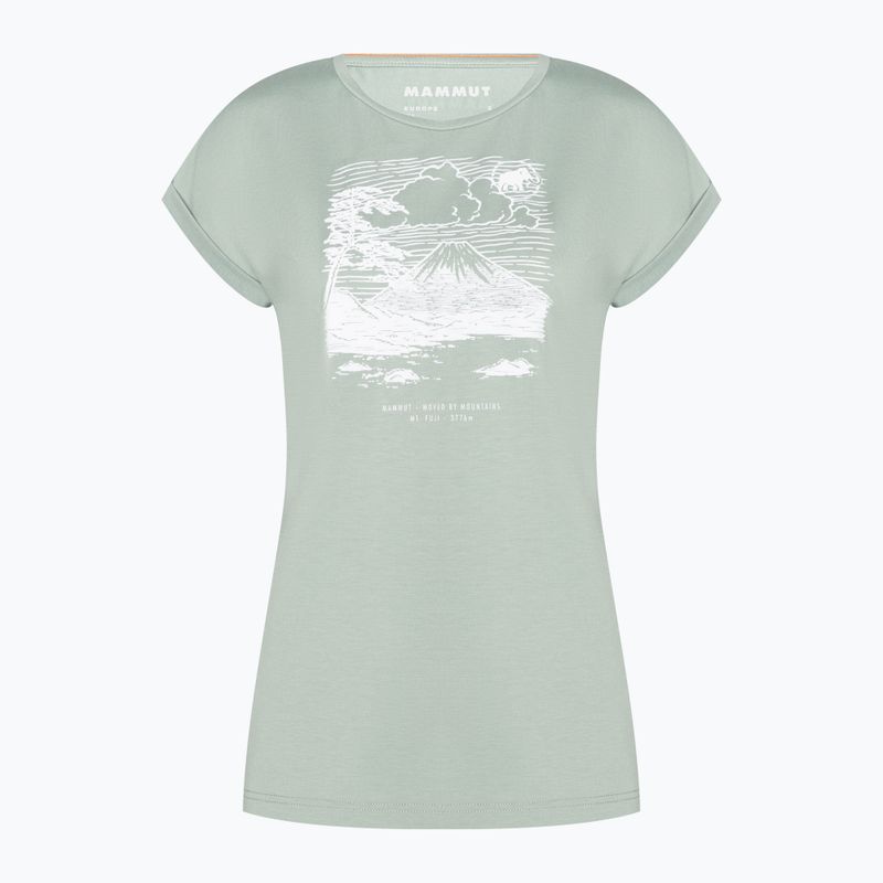 Tricou de trekking pentru femei Mammut Mountain Fujiyama verde 1017-04112 4