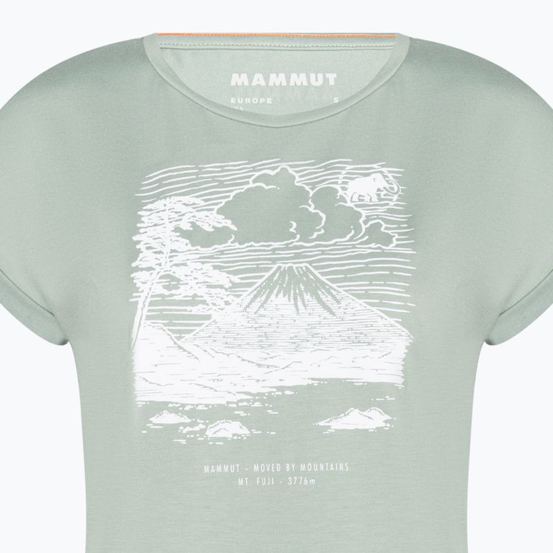 Tricou de trekking pentru femei Mammut Mountain Fujiyama verde 1017-04112 6