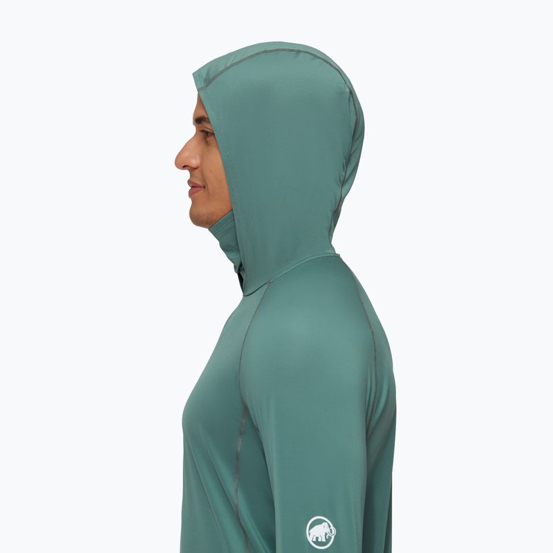 Mammut Selun FL Sun Hoody cămașă de trekking pentru bărbați verde 1016-01420-40236-114 4