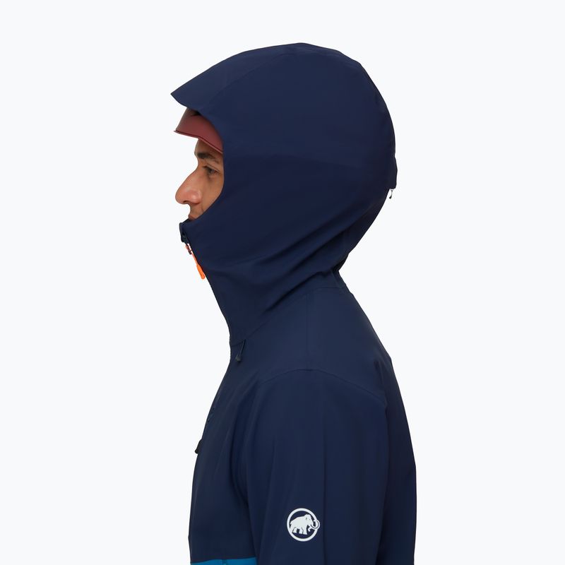 Mammut Alto Guide HS Jachetă de ploaie cu glugă pentru bărbați albastru marin 1010-29560-50554-115 4