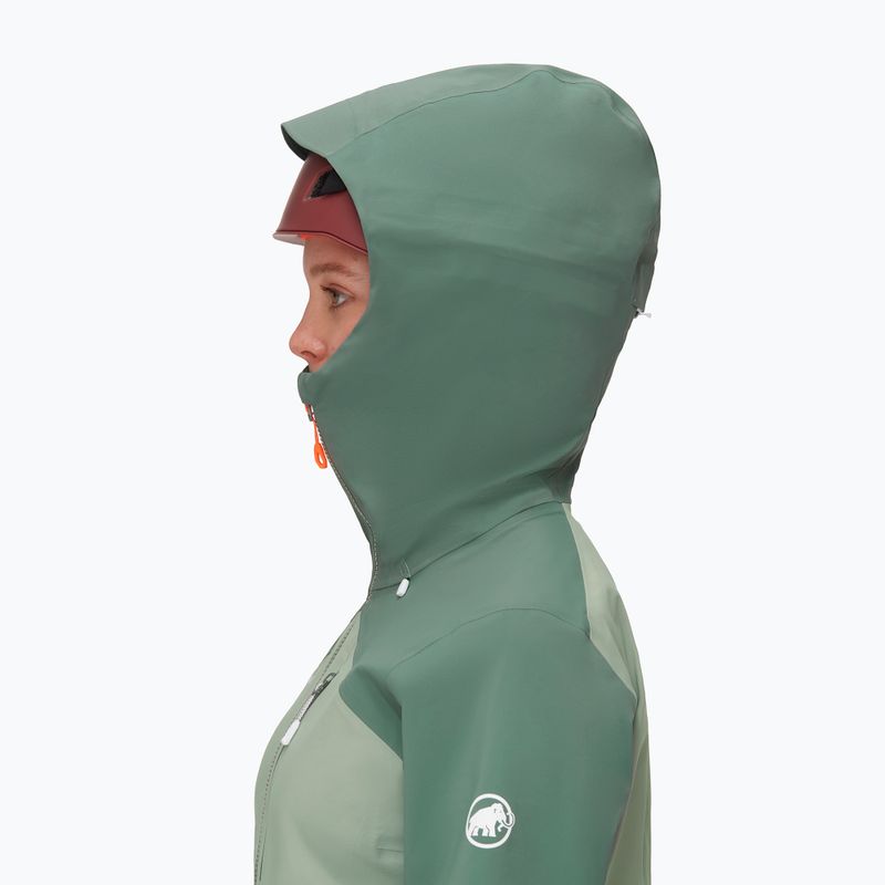 Mammut Alto Guide HS Geacă de ploaie cu glugă pentru femei, verde 1010-29570-40240-114 4