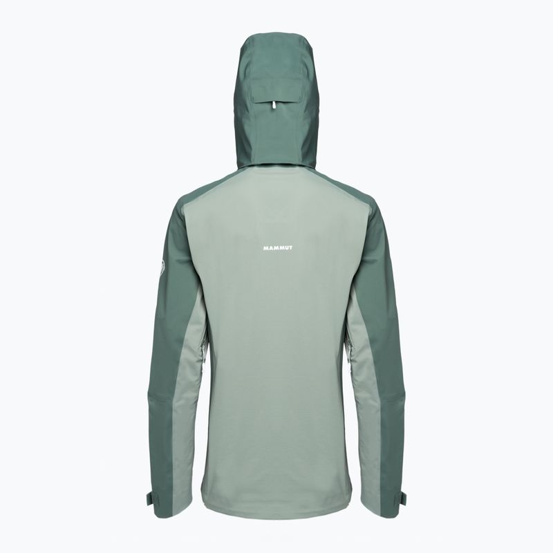 Mammut Alto Guide HS Geacă de ploaie cu glugă pentru femei, verde 1010-29570-40240-114 2