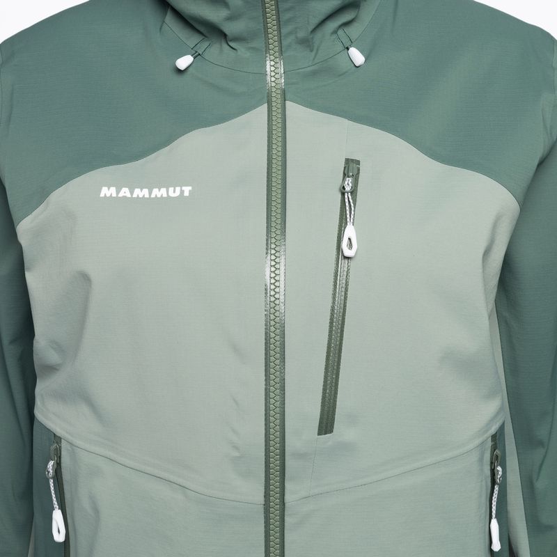 Mammut Alto Guide HS Geacă de ploaie cu glugă pentru femei, verde 1010-29570-40240-114 3