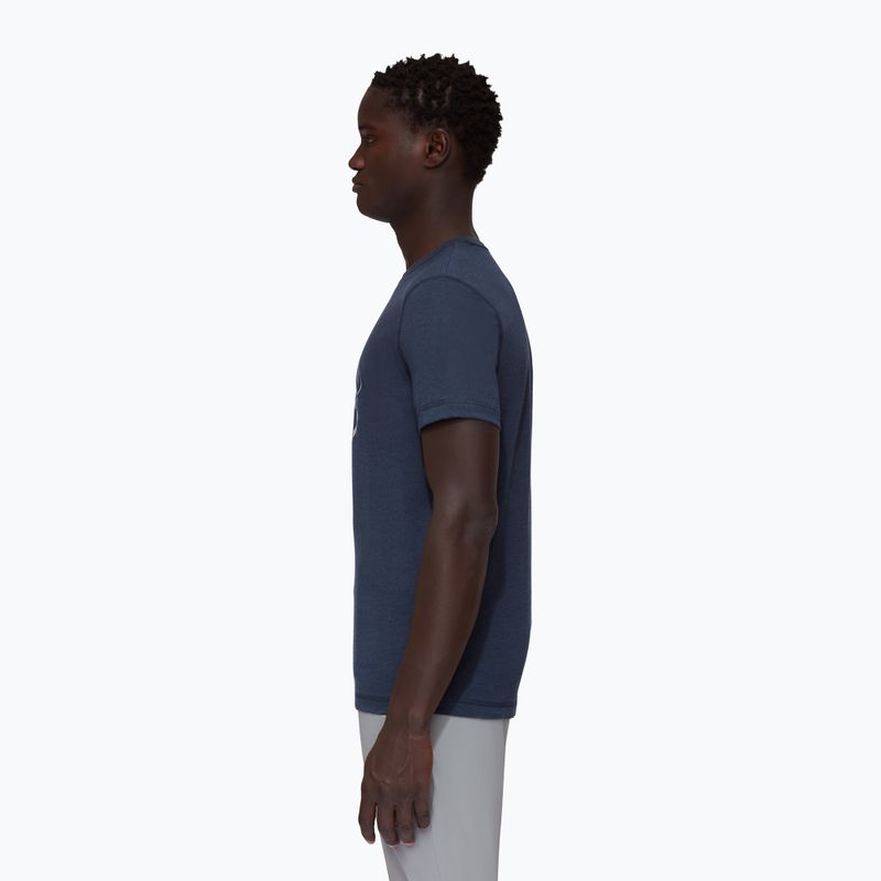 Tricou de trekking pentru bărbați Mammut Core Reflective bleumarin 1017-04051 4