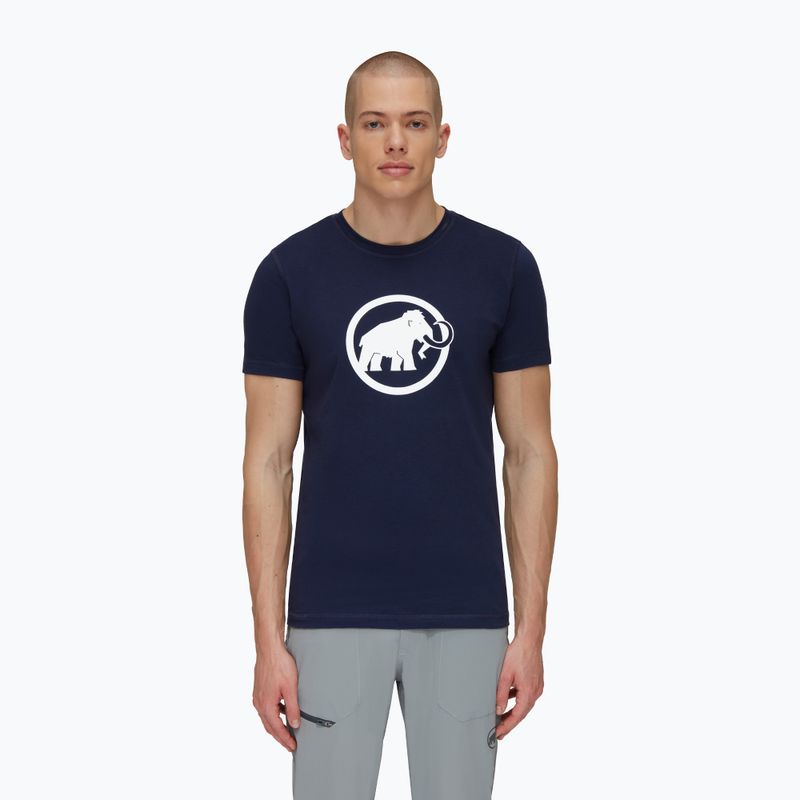 Tricou de trekking pentru bărbați Mammut Core Classic bleumarin 1017-05890