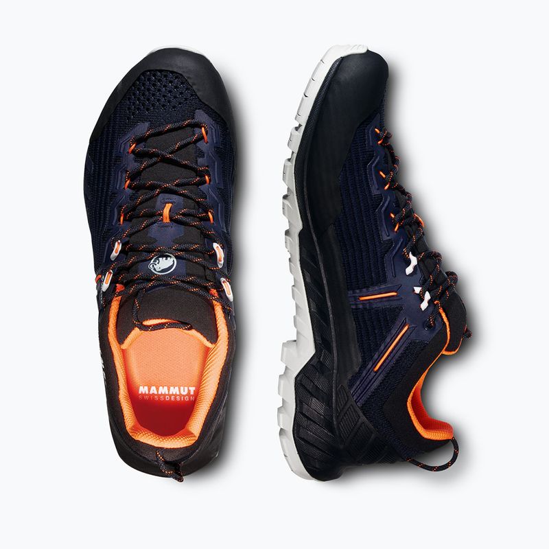 Mammut Alnasca Knit III Low GTX marină/neagră pantofi de abordare pentru femei 13