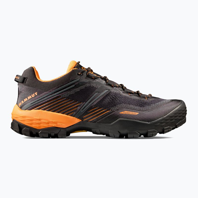 Încălțăminte de trekking pentru bărbați Mammut Ducan II Low GTX black/ dark tangerine