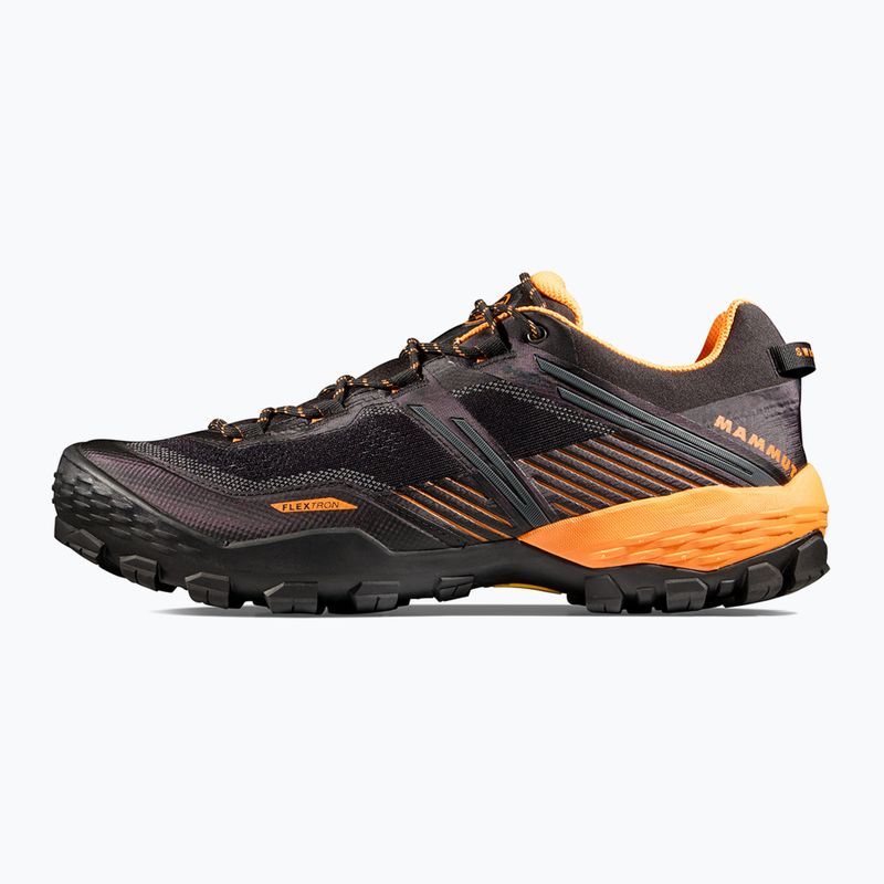 Încălțăminte de trekking pentru bărbați Mammut Ducan II Low GTX black/ dark tangerine 2