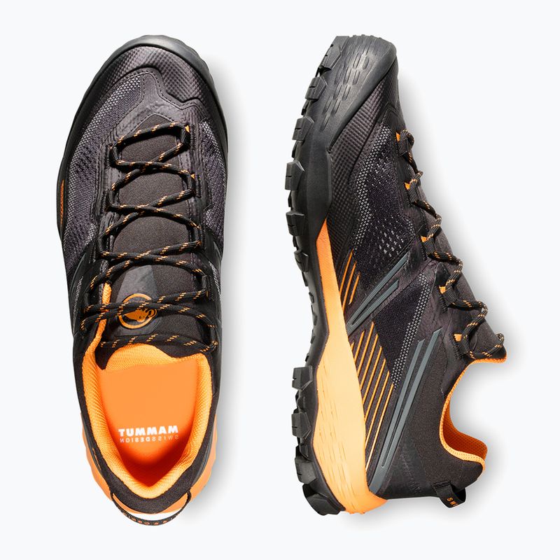 Încălțăminte de trekking pentru bărbați Mammut Ducan II Low GTX black/ dark tangerine 6