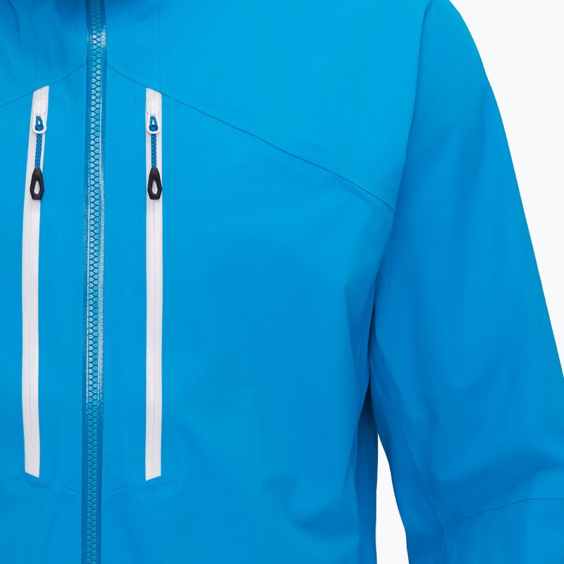 Geacă de ploaie pentru bărbați Mammut Taiss HS Hooded glacier blue 5