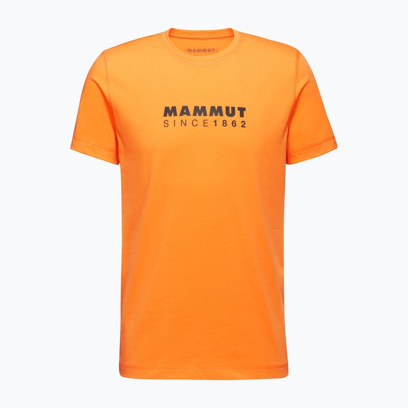 Tricou pentru bărbați Mammut Core Logo tangerine