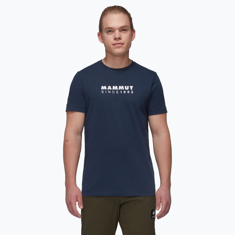 Tricou pentru bărbați  Mammut Core Logo marine