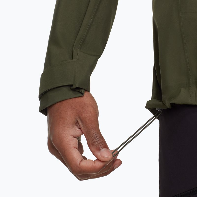 Jachetă de ploaie pentru bărbați Mammut Crater IV HS Hooded dark marsh 7