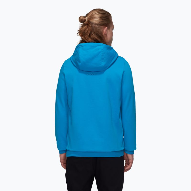 Hanorac pentru bărbați Mammut ML Hoody Logo glacier blue 2